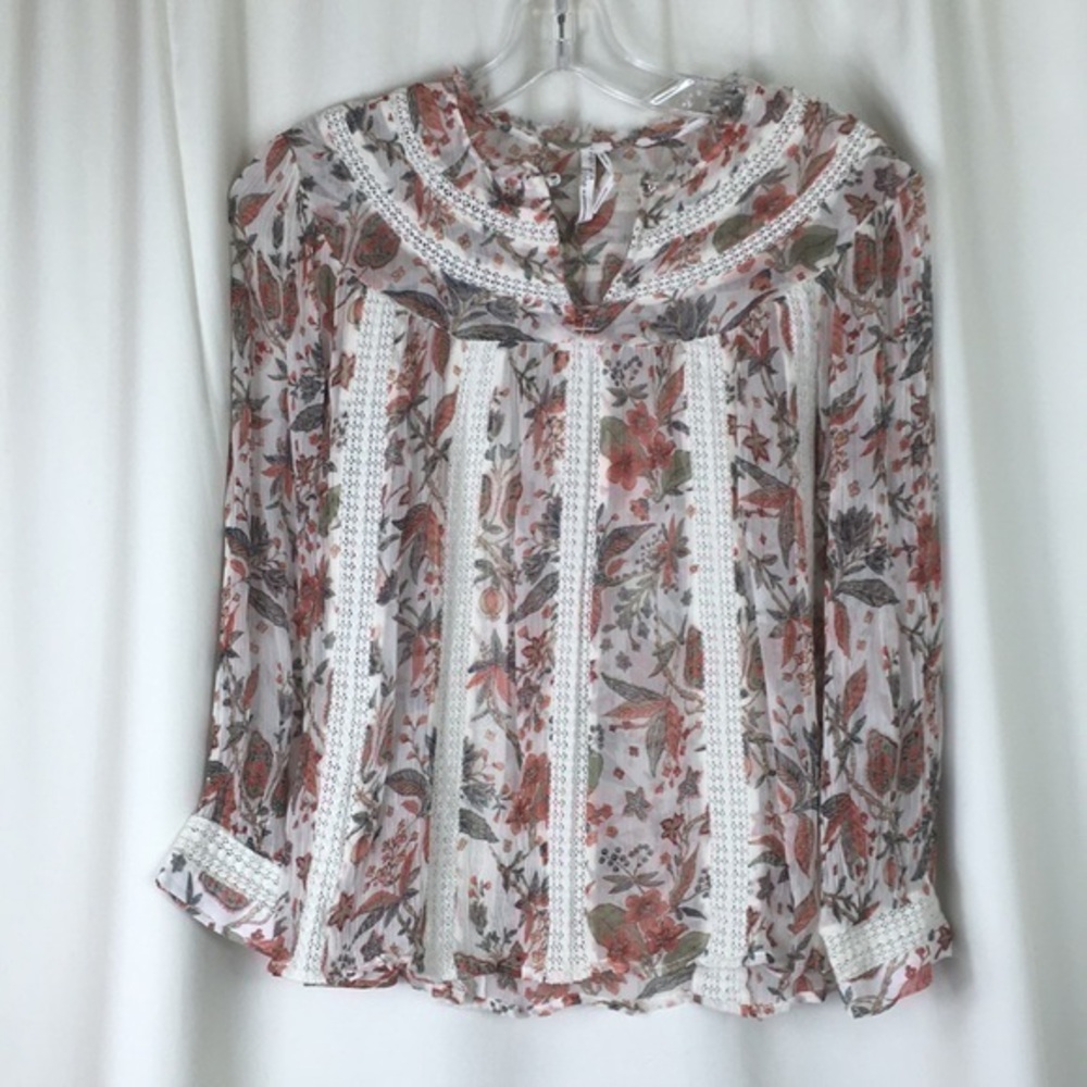 Feather Bone, peasant top, Size 2/4, NWOT.